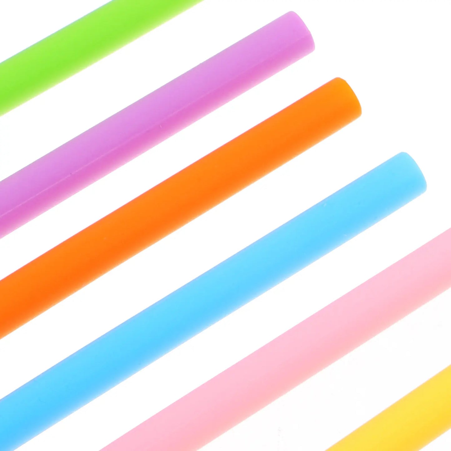 1Set Adorable Reusable Silicone Straws for Travel Household Drinking Easy to Maintain Home Silicone Straws Water Straw