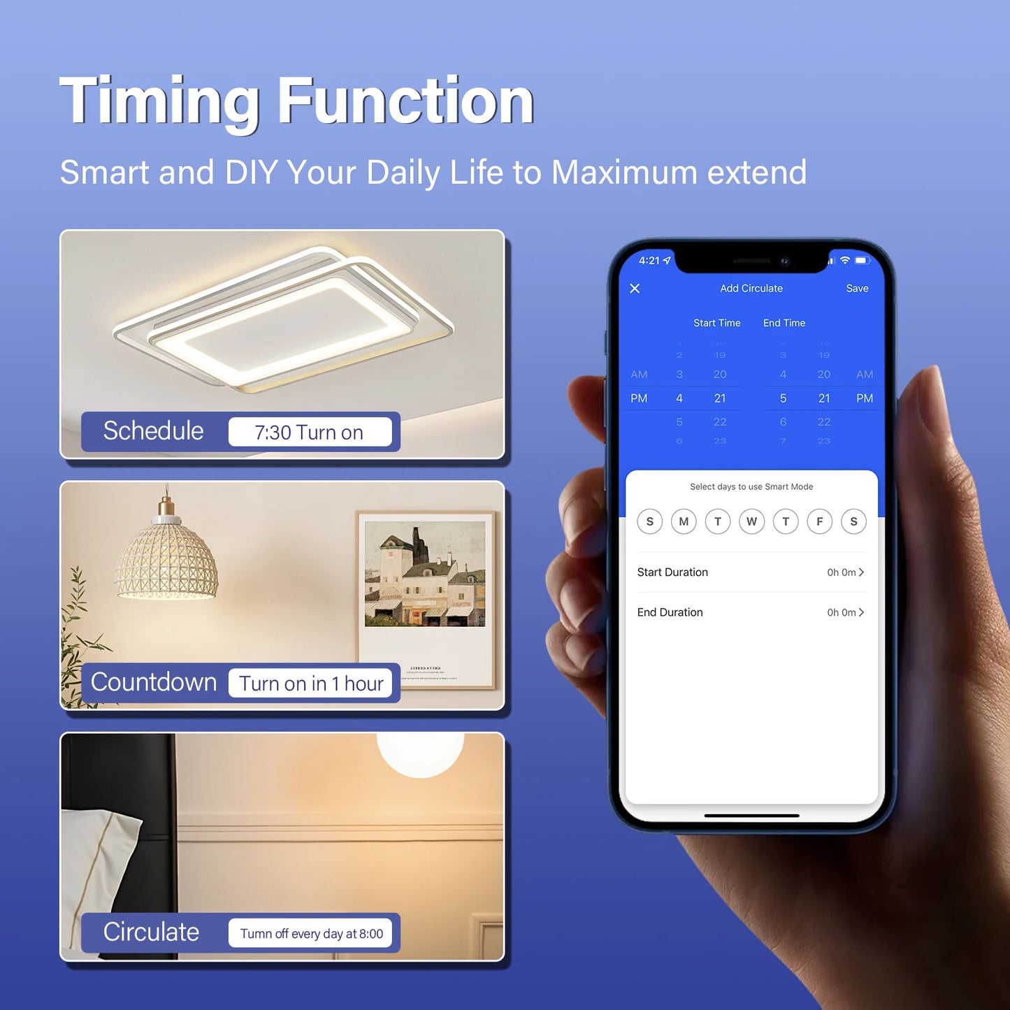 Bseed Zigbee Button Switchs Need Neutral Wire Tuya Smart Life Alexa App Control Glass Frame 86*86mm White Light Switch