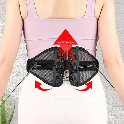 1pc Spine Sport Back Brace - Athletic Men's and Women's Workout Lumbar Corset for Exercising, Running, Golfing, Driving, Fishing