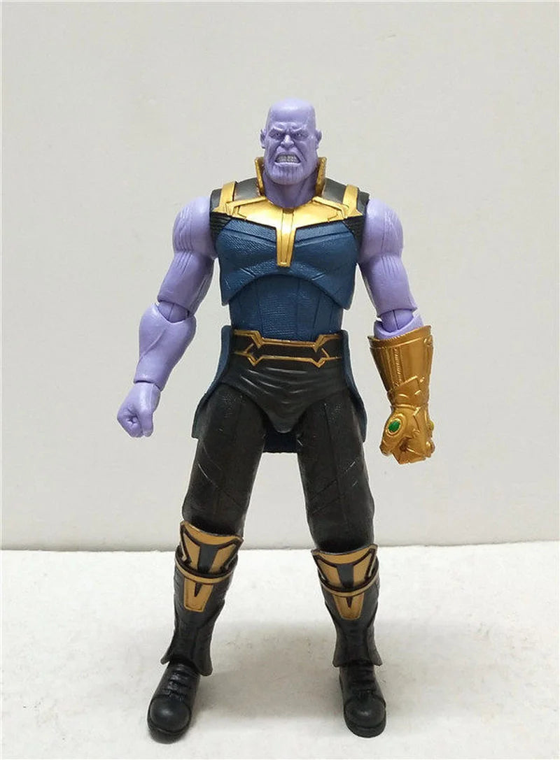 New In Stock Movie Marvel Heroes Avengers: Thanos Mobile Action Figure Model Desktop Ornament Holiday Surprise Gift For Fans
