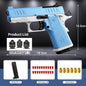 2011 G17 Shell Ejecting Blowback Pistol Continuous Shooting Outdoor Game Toy Gun for Kids Adults Birthday Gift