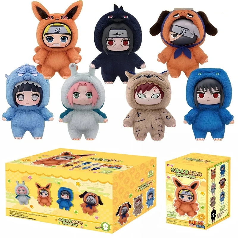 In Stock 2025 New Naruto Blind Box Boat Party Series Handmade Plush Doll Toys Decorations Toy Series KeyChain Gift Hot