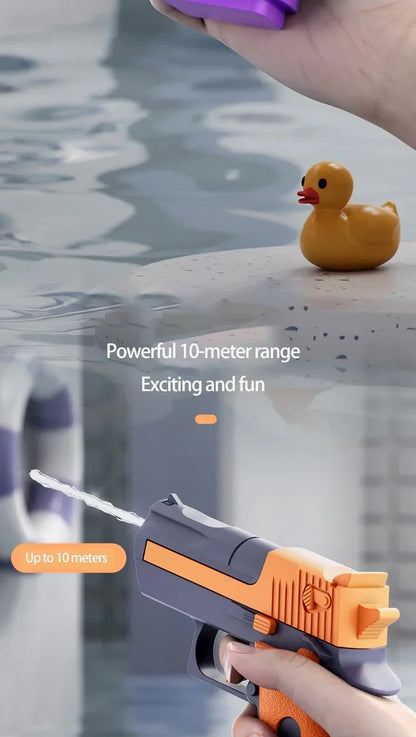 Mini water pistol Mechanical continuous firing Water Gun Summer  Pool Shooting Watergun Manual Water Gun Outdoor Game Toys Gifts