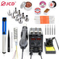 JCD 750W 8586D Soldering Station 2 IN 1 Hot Air Gun LCD Dual Digital Display Electric Soldering Iron SMD Welding Rework Station
