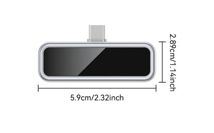 Dysk flash USB Eaget 64 GB/128 GB/256 GB/512 GB typu C — i30, z wyświetlaczami LCD i szybkim ładowaniem PD 20 W do telefonu i tabletu