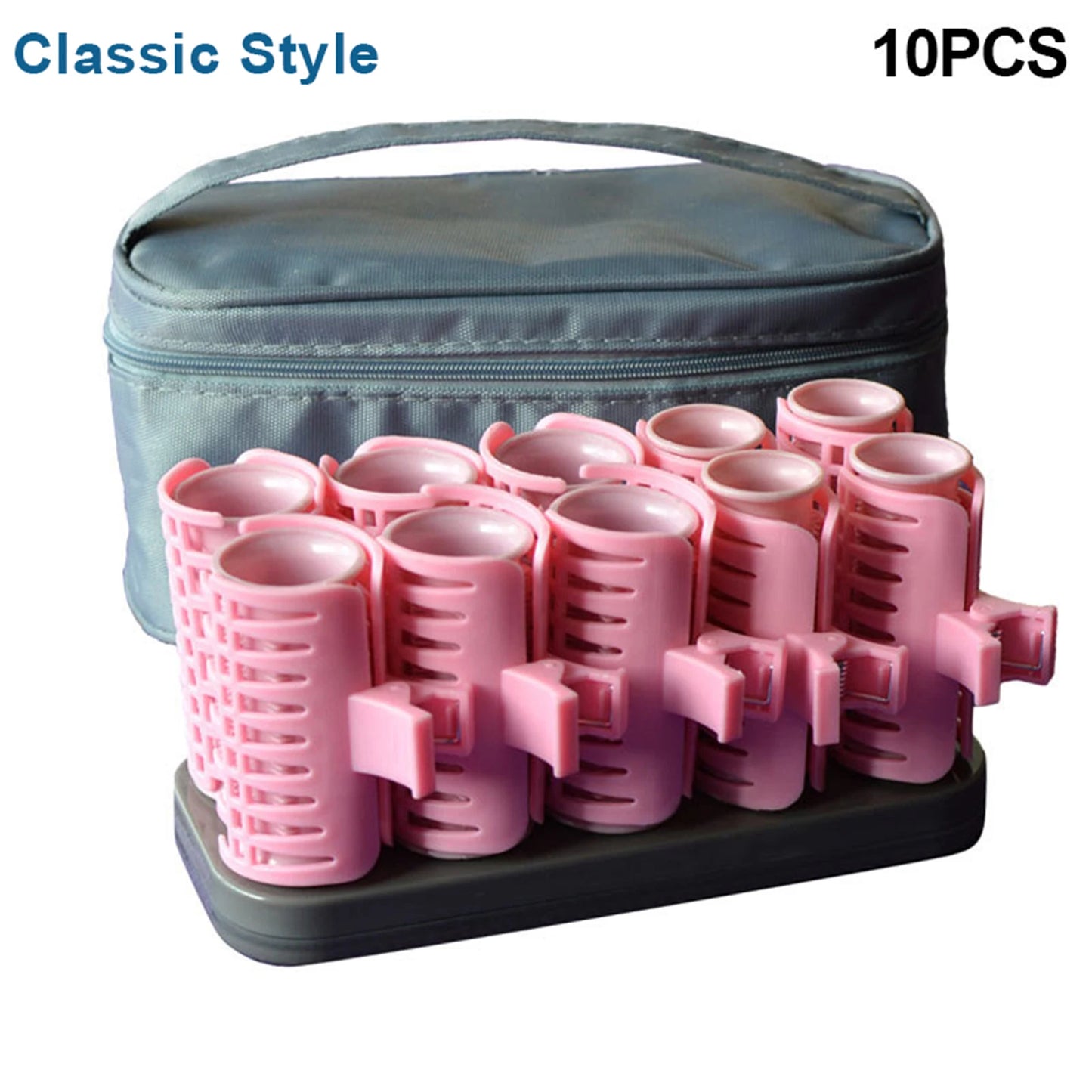 10PCS DIY Bangs Roller Electric Hair Curlers Do All Kinds of Different Hairstyles Hair Roller for Home Outdoor Indoor Use