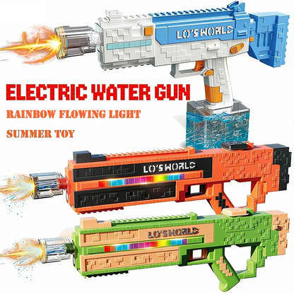 Electric Water Guns Toys Automatic Water Suction Powerful Squirt Blasters Summer Toys Outdoor Beach Toy for Kids Adults Gift