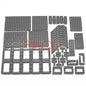 120PCS Parti tecniche fai da te 6 colori Liftarm Mattoni da costruzione spessi Blocchi Set di accessori Braccio Fascio Meccanico