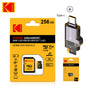 KODAK 100% Original Micro sd Card 16GB 32GB 64GB 128GB 256GB Microsd Memory Card Class10 SDXC U3 4K TF Card for Drone Phone