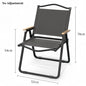New Upgraded Kermit Chair 5 Gear Adjustable Angle Folding Chair Outdoor Camping High Back Chair Garden Recliner Fishing Chair