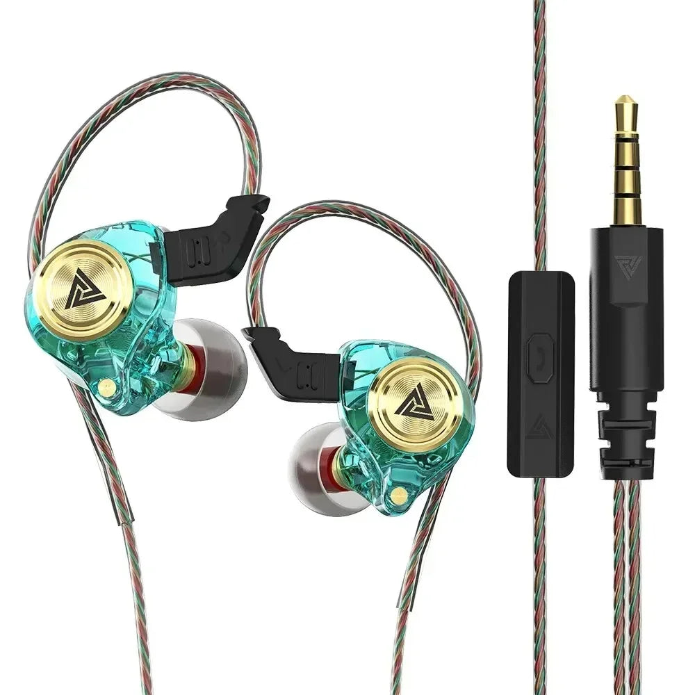 QKZ CK5 FiLe Wired Earphone Professional Gaming And Sports Noise Cancelling Headphones with Microphone HiFi Music Earphone