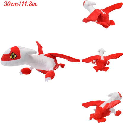 Pokemon Necktie Latias Latios Soft Kawaii Plush Toys Cute Anime Lapras Pikachu Stuffed Animals Peluche Dolls Birthday Gifts Kids