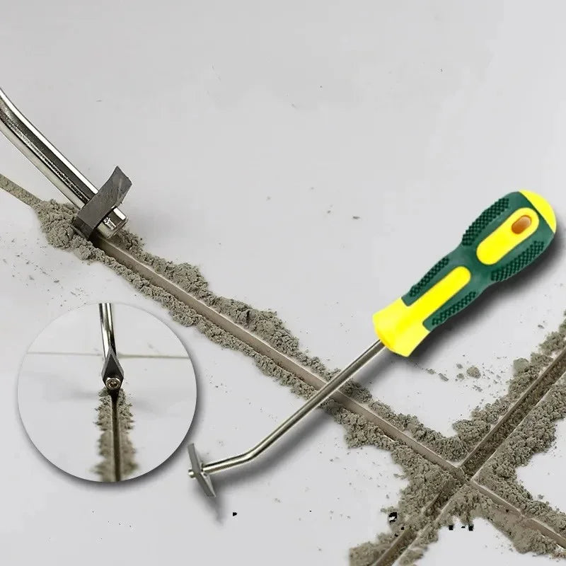 Replaceable Ceramic Tile Grout Remover Tungsten Steel Tiles Gap Cleaner Drill Bit for Floor Wall Seam Cement Cleaning Hand Tool