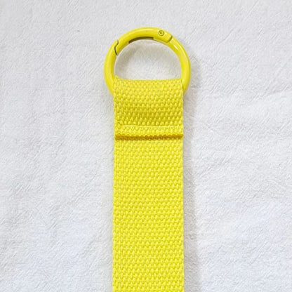 Custom LOGO Keychain Blank Canvas Strap Lanyard Backpack Floating Weave Pendant Personalize  Print Name Webbing Wholesale