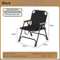 Outdoor Kemet Chair Portable Camping Dining Folding Chair Thickened Dining Folding Chair Fishing and Sea Going Chair
