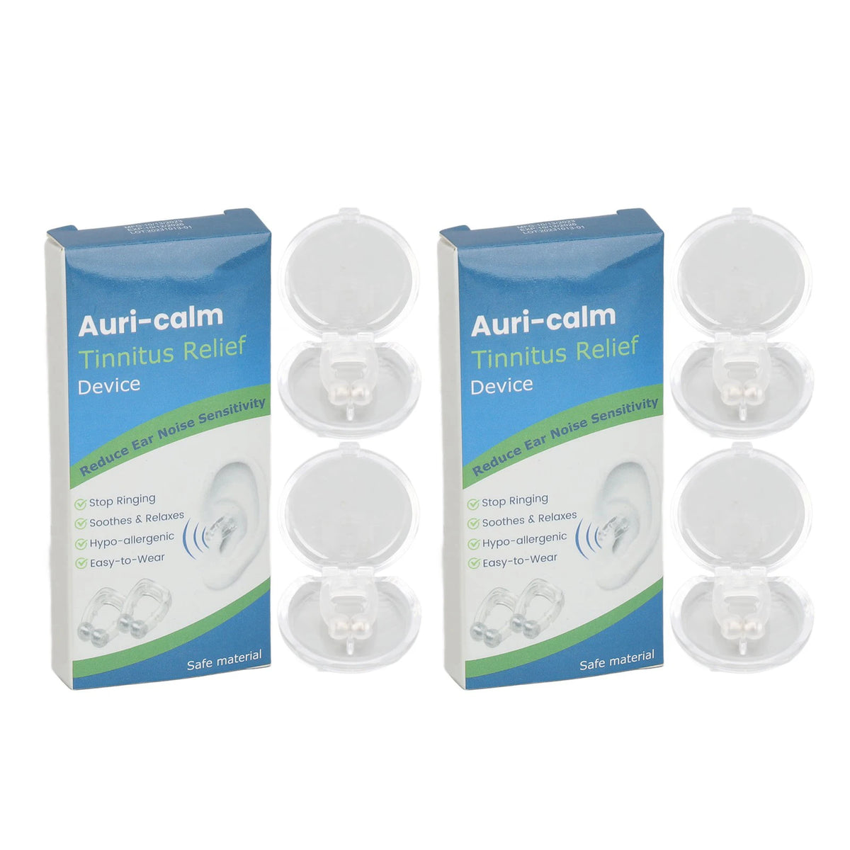 2pcs Tinnitus Relief Device Massaging Ear Pressure Reduction Reduce Uncomfortable Stop Ringing Ears Device Ringing Ears Device