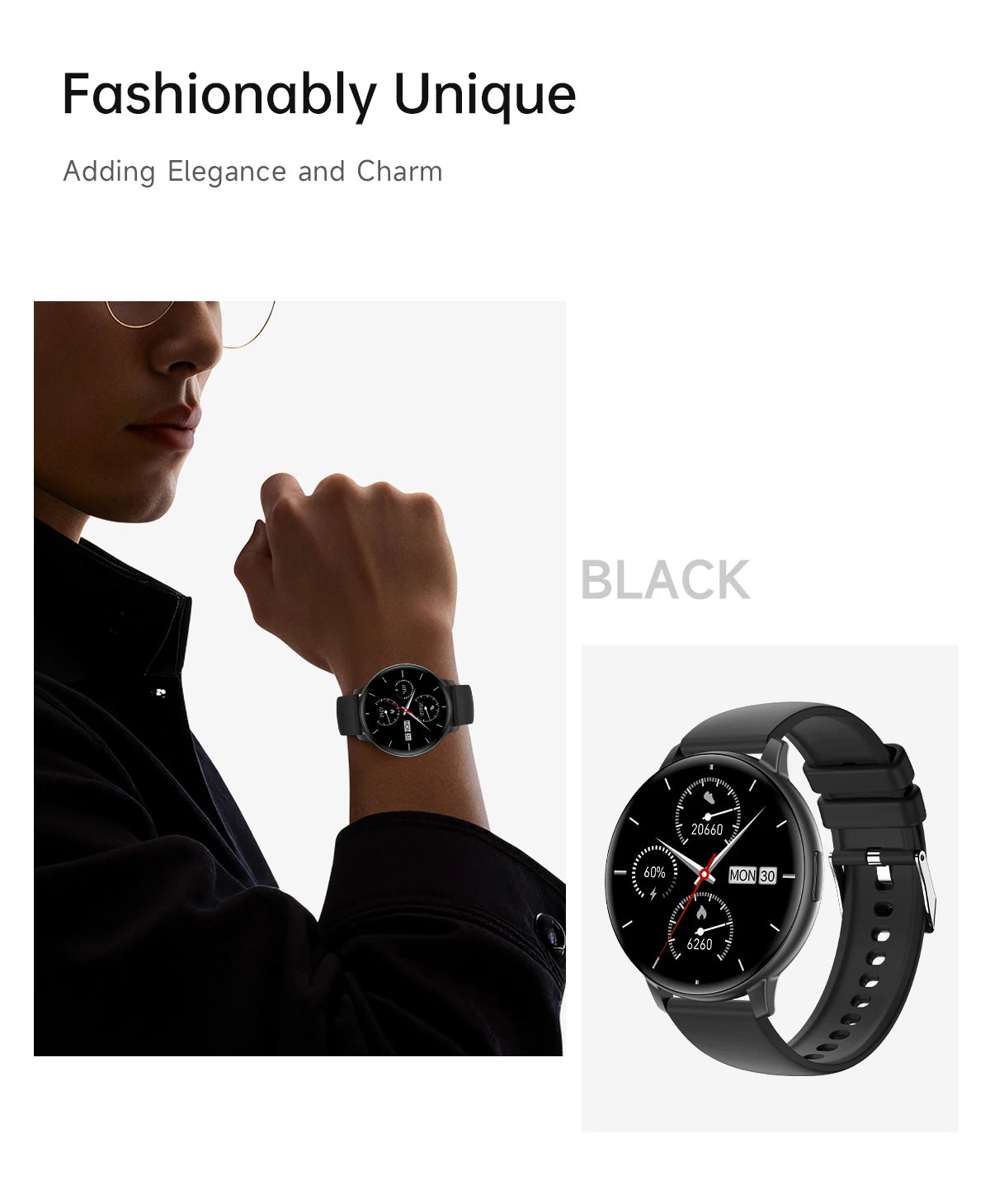 LIGE Fitness Tracker Smartwatch 2025 Heart Rate Monitor Voice Assistant Bluetooth Call IP67 Waterproof New Sports Smart Watches