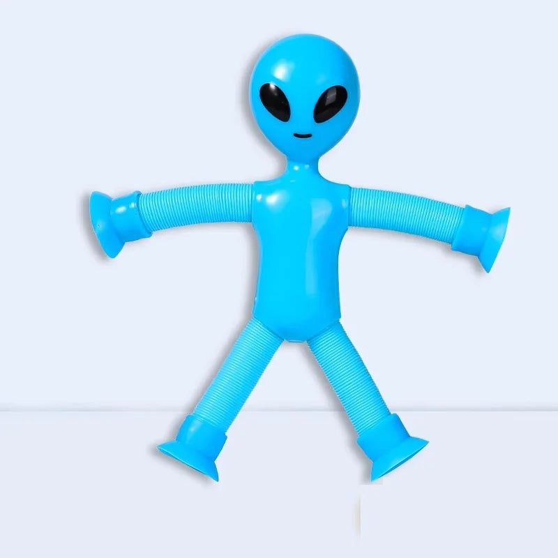 Suction Cup Toys Sticky Robbot Toys for Boys Funny Deformable Action Figure Sucker Toys for Kids Adult Birthday Gifts