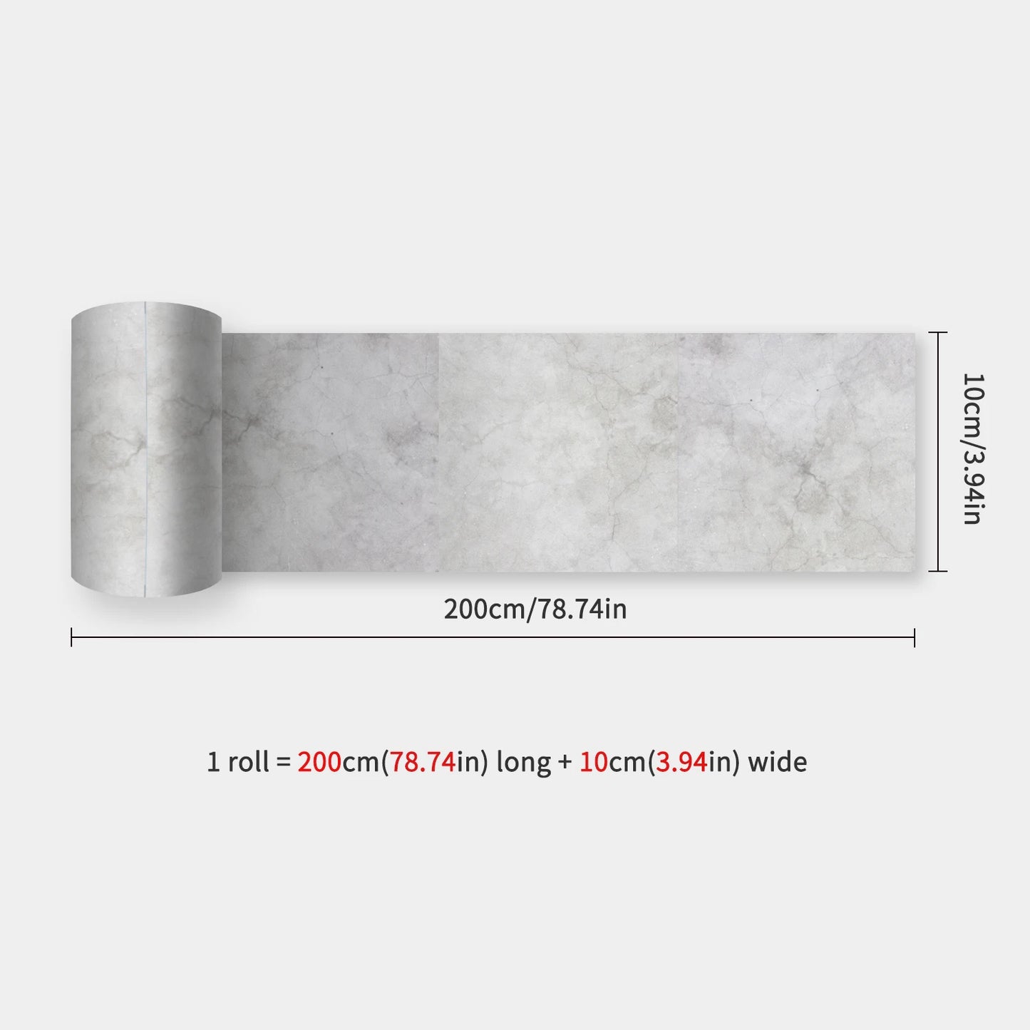 10x200cm Baseboard Sticker Moroccan Mosaic Tile Style Wall Border Sticker DIY Kitchen Bathroom Decoration Waistline Wall Sticker