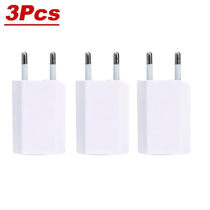 1-5Pcs Universal 5V 1A EU Plug USB Home Travel Mobile Phone Charger For Samsung Xiaomi Redmi  Huawei Charger Power Wall Adapter