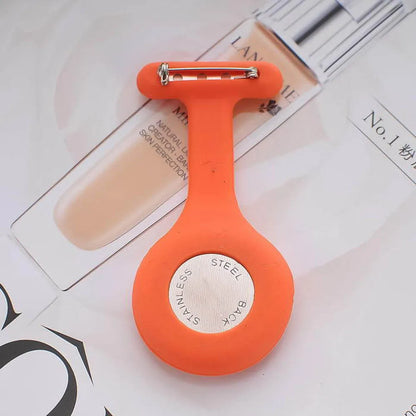 Pocket Watch Women's Digital Display Dial Clip-On Analog Clock Fob Nurse Brooch Pin Hang Pocket Electric Watch Fashion Watches