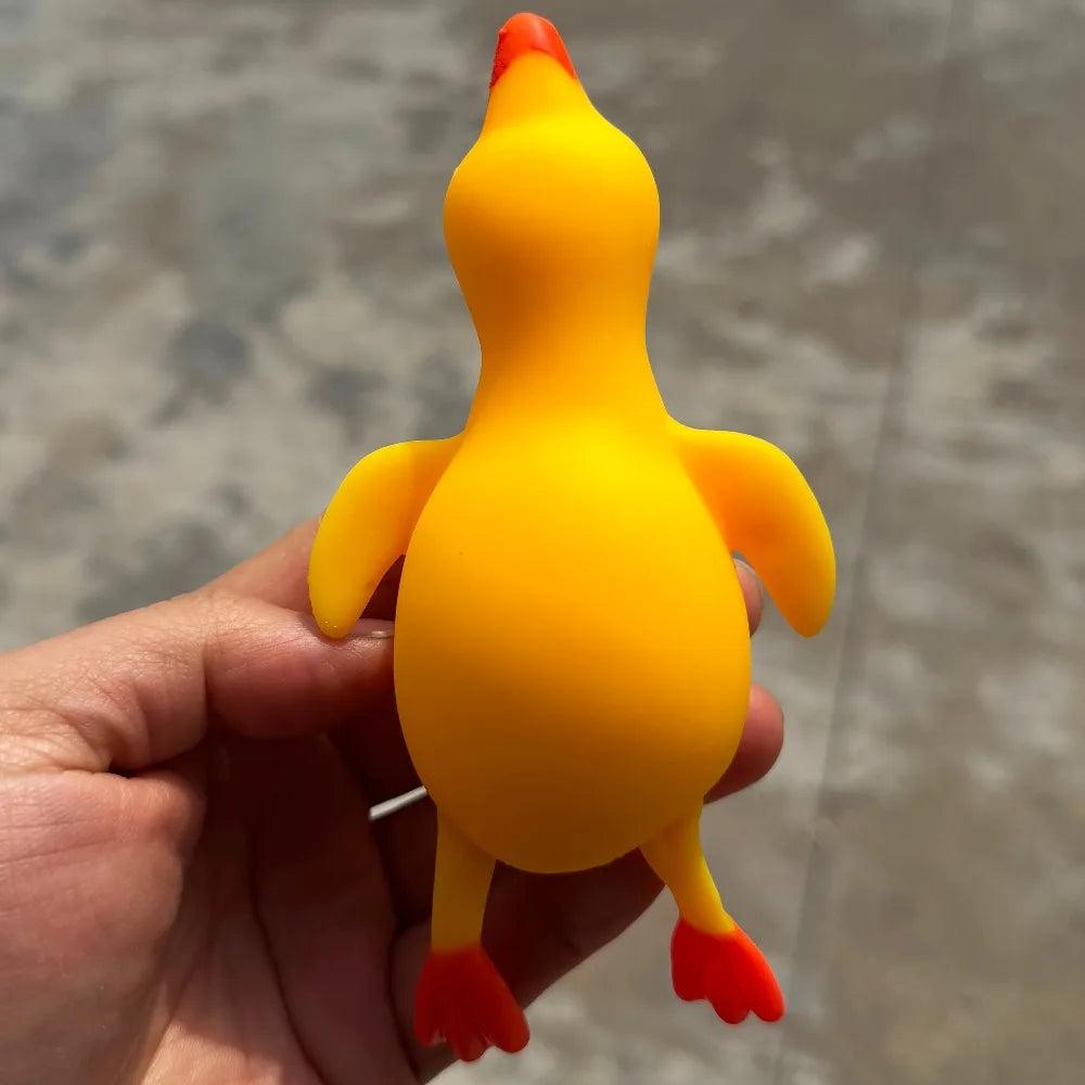 Soft Duck Squishy Stress Relief Toy Cute Animal Stretch Anti Stress Squeeze Vent Decompression Gift for Adults Children