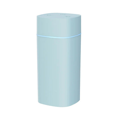 Mini USB Dual Spray Humidifier Desktop Air Purifier for Home Bedroom Portable Aromatherapy Moisturizing Air Cleaner