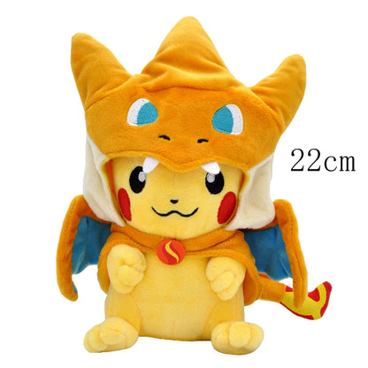 70 Styles Pokemon Plush Toy Dragapult Gengar Pikachu Eevee Evolution Scorbunny Cinderace Doll Morpeko Christmas Gift for Kids