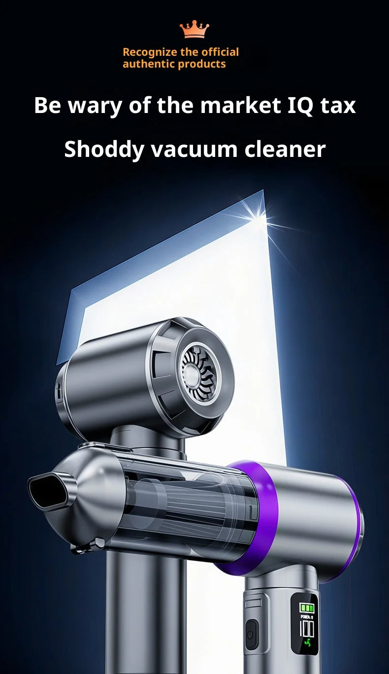 Car Vacuum Cleaner High Power Portable Handheld Wireless Brushless Motor Cleaning Machine Powerful Air Duster for Home Appliance