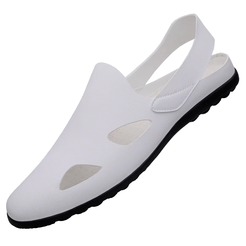 New summer general Doudou men's shoes outdoor lazy one-pedal men's daily casual leather shoes driving shoes