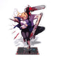 15CM Chainsaw Man Anime Figure Denji Power Acrylic Stand Model DIY Decor Standing Sign Adult Collection Toy Desktop Ornament
