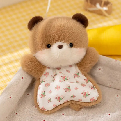 Cartoon Bean Bag Doll Soft Fluffy Texture Decompression Stuffed Animals Supine Position Skin-friendly
