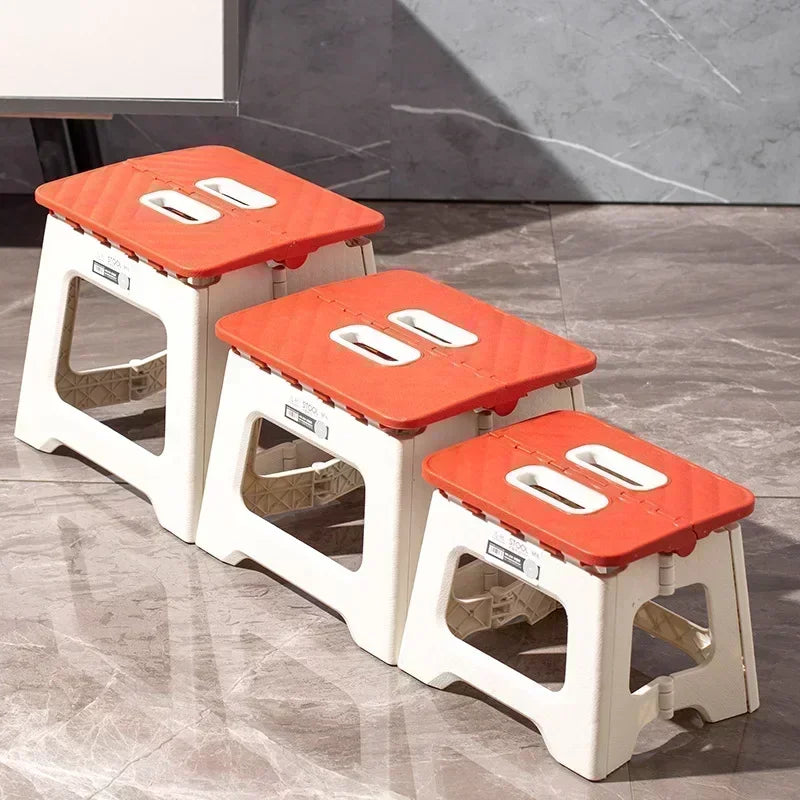 Popular Home Folding Stool Thickened Folding Stool Mini Portable Outdoor Picnic Camping Chair Portable Bench Train Mat Stool