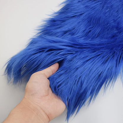 8cm Pile Length Imitation Fur Fabric Diy Cosplay Clothing Hairy Fur Fabric Bundle Long Hair Plush Fabrics By Meters Liquidations