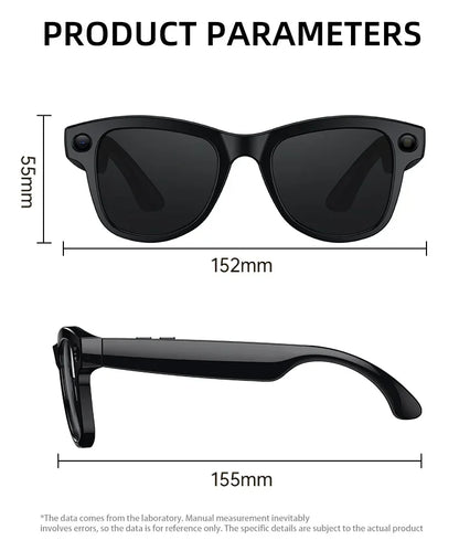 2026 New Smart Glasses Video Recording AI Dialogue Translation 800W HD Camera EIS Anti-Shake Shooting Smart Glasses Men Women
