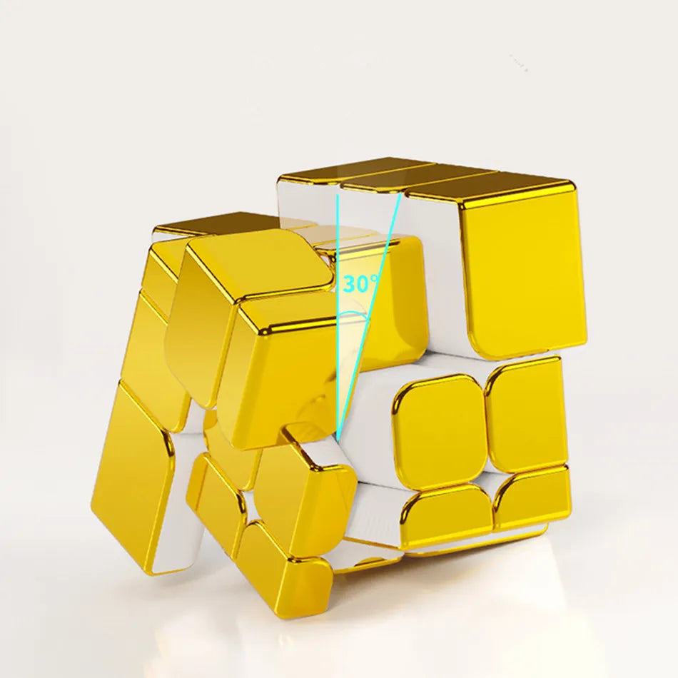 Shengshou Plating 3x3x3 Magnetic Magic Cube Professional Speed Puzzle Cubo Magico Educational Toy Games Birthday Christmas Gifts