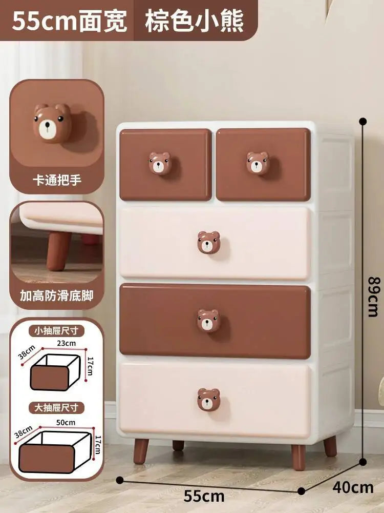 Cute Children Nightstands Nordic Pink Korean Children Nightstands Corner Cabinets Nachtkastje Kids Bedroom Furniture YN50CN