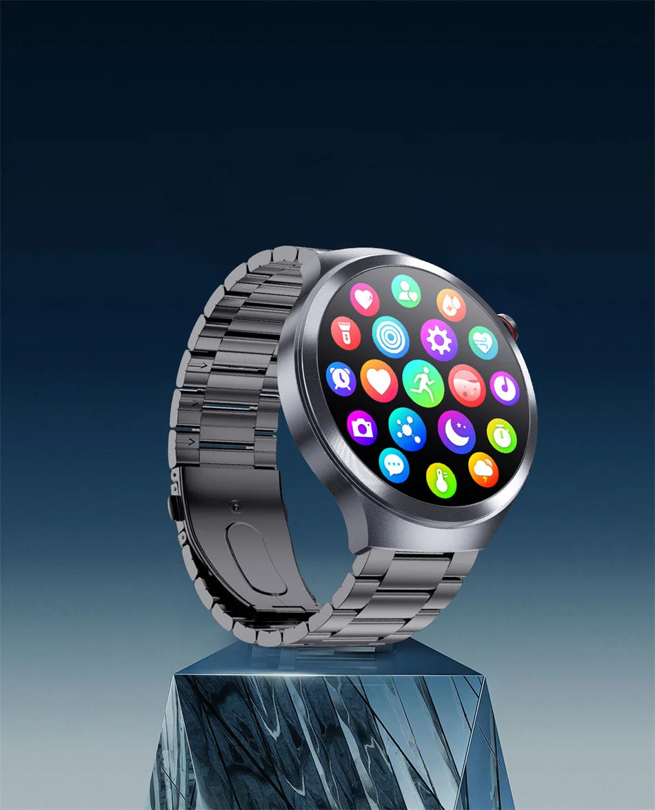 2026New 1.73-inch Sapphire AMOLED Smart Watch Men Women ECG Uric Acid Blood Pressure Health Track Call Clock Care Smartwatch NFC