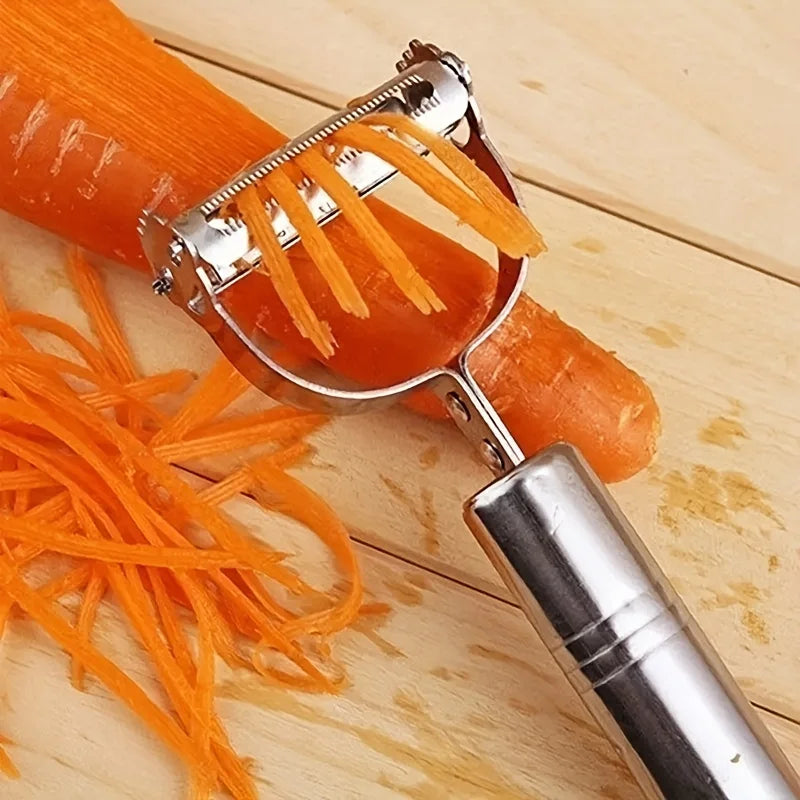 Stainless Steel Vegetable Peeler Multi Function Fruit Peeling Tool Potato Carrot Cucumber Shredder Kitchen Cooking Gadget