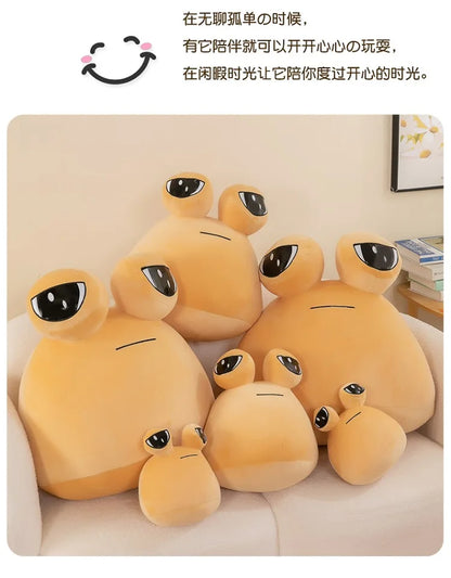 13-40cm My Pet Pou Kawaii Plush Toy Stuffed Animal Game Soft Anime Doll Cotton Sofa Sleeping Pillow Birhday Gift for Children