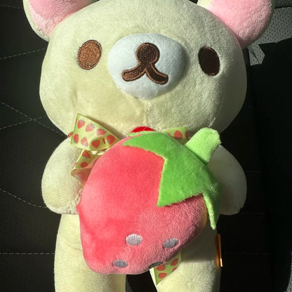 Anime Rilakkuma Cartoon Plush Doll Soft bear Toys Kawaii Room Decor Teddy Bear Plushies Cute Couple Bear Xmas Gifts For Girls