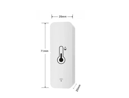 Tuya Zigbee WiFi Temperature & Humidity Sensor APP Remote Monitor For Smart Home Work With SmartLife Alexa Google Home Assistant