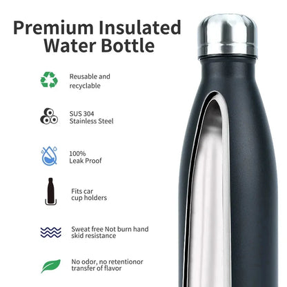 WATERSY 400ml Kids Thermos Bottle with Duck Bill Straw: 316 Stainless Steel Vacuum Insulated Tumbler for Children's Drinks