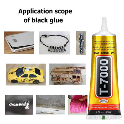 Klej kontaktowy B-7000 przezroczysty 15ml/50ml/110ml do telefonu T-7000 Naprawa Uniwersalny szkło plastik DIY Precyzyjny aplikator