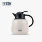 Tyeso Pumpkin-Shaped Thermos Steel Insulated Tea Infuser Hot Cold Water Bottle Removable Infuser 304 Stainless Large Capacity