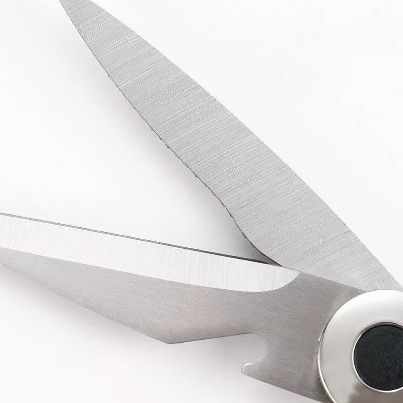 ‌Premium Stainless Steel Kitchen Scissors Heavy Duty Strong Blade for Cutting Fish Meat Chicken Bones Pizza Dishwasher Safe