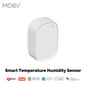 MOES Tuya Zigbee Smart Temperature Humidity Sensor Indoor Hygrometer APP Monitoring Works With Alexa Google Home Battery Powered