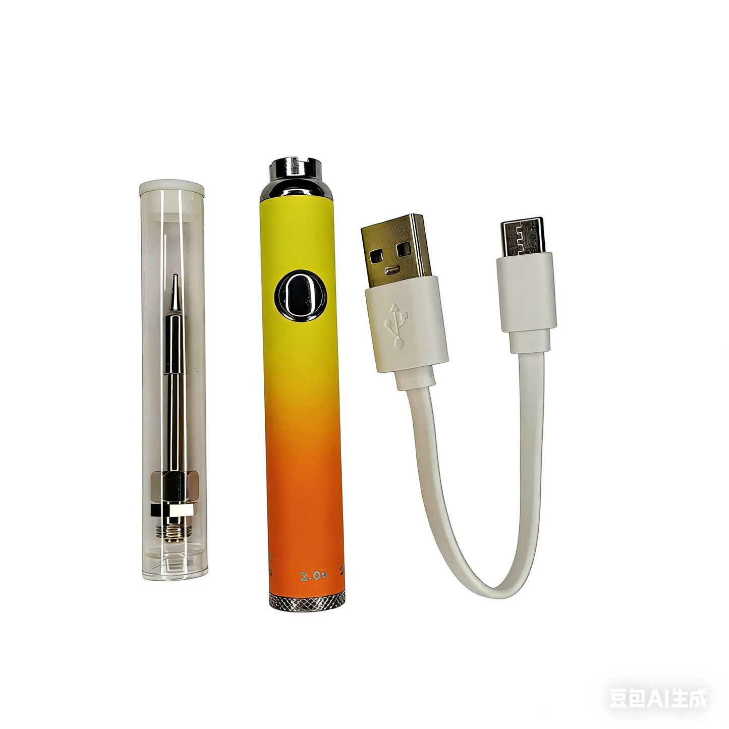 1pcs 510 Thread DIY Battery twist, Cookies Electric Soldering Iron, 14mm 500mah Thread Welding Heating Tool Pen