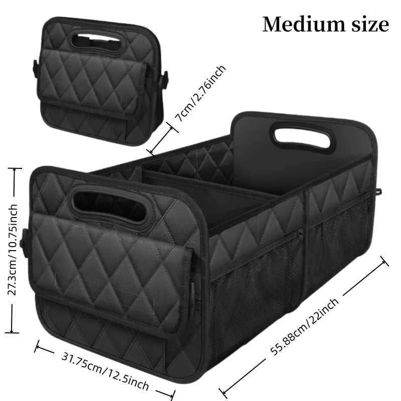 Car Trunk Organizer for SUV, Car Organizers and Storage with 6 Pocket, Car Accessories Waterproof Polyester Trunk Organizer