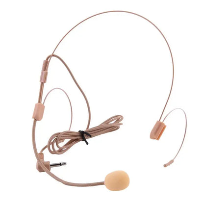 Dual Ear Hook Headset Head Wired Microphone Multifunctional Headset Microphone With 3.5mm Mini Plug For Speech